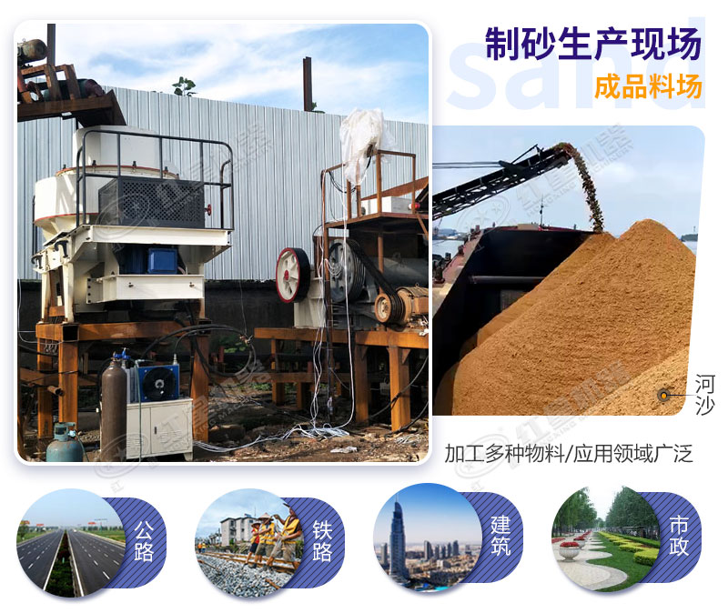 制砂生產(chǎn)線成品質(zhì)量高、效益高